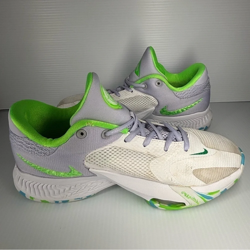 Nike Shoes Mens 8 Zoom Freak 4 Basketball Giannis Practice Training Lace Warm Up